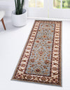 Jaipur Elegance Collection Area Rug -  Nahargarh (Light Blue) Runner Light Blue  lifestyle 22