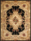 Versailles Elegance Collection Area Rug -  Vincennes Rectangle Black  lifestyle 2