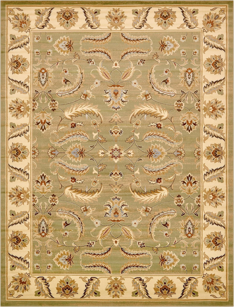 Jaipur Elegance Collection Area Rug -  Lal Rectangle Green  lifestyle 10