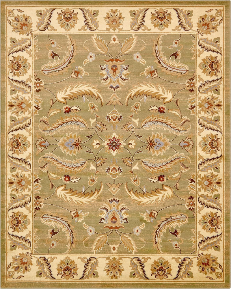 Jaipur Elegance Collection Area Rug -  Lal Rectangle Green  lifestyle 11