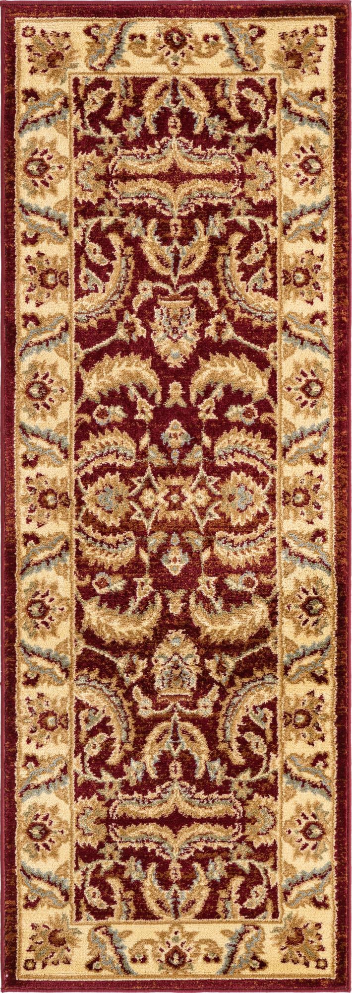 Jaipur Elegance Collection Area Rug -  Lal Runner Red  lifestyle 92