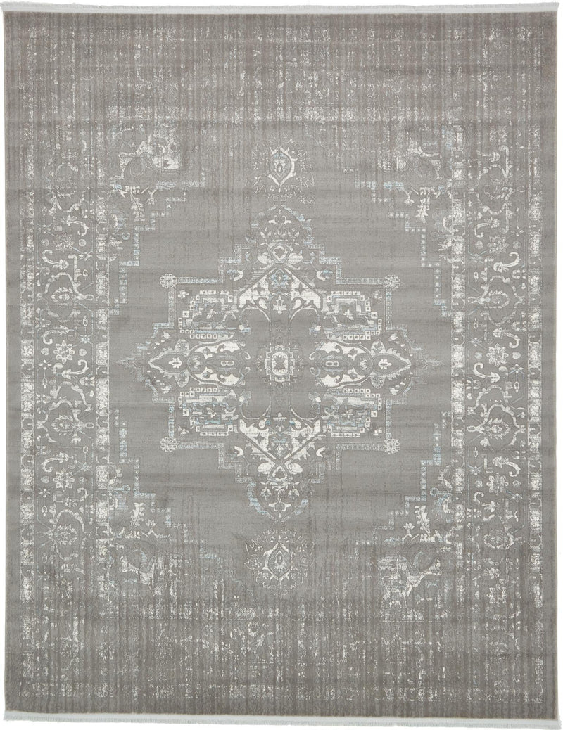Rustic Charm Revival Collection Area Rug -  Countryside Rectangle Light Gray  lifestyle 4