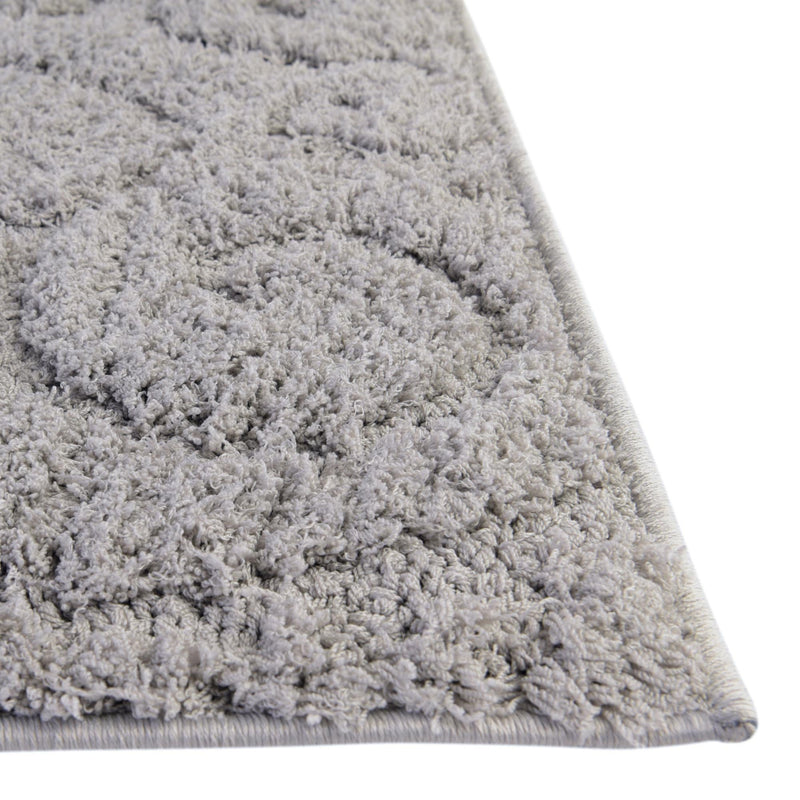 Botanical Bliss Shag Collection Area Rug - Blossomdale Rectangle Light Gray  lifestyle 65