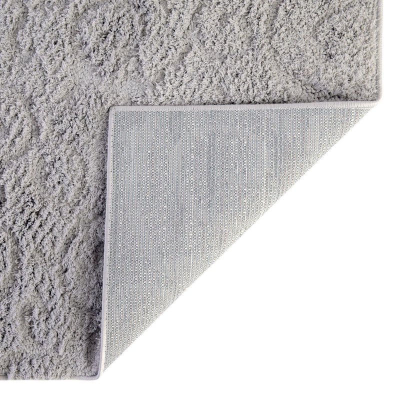 Botanical Bliss Shag Collection Area Rug - Blossomdale Rectangle Light Gray  lifestyle 87