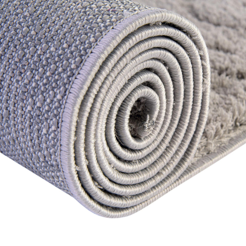 Botanical Bliss Shag Collection Area Rug - Blossomdale Rectangle Light Gray  lifestyle 116