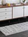 Botanical Bliss Shag Collection Area Rug - Blossomdale Runner Light Gray  lifestyle 172