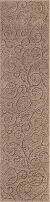 Botanical Bliss Shag Collection Area Rug - Blossomdale Runner Beige  lifestyle 169