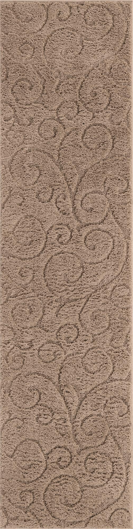 Botanical Bliss Shag Collection Area Rug - Blossomdale Runner Beige  lifestyle 169