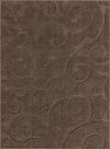 Botanical Bliss Shag Collection Area Rug - Blossomdale Rectangle Brown  lifestyle 8