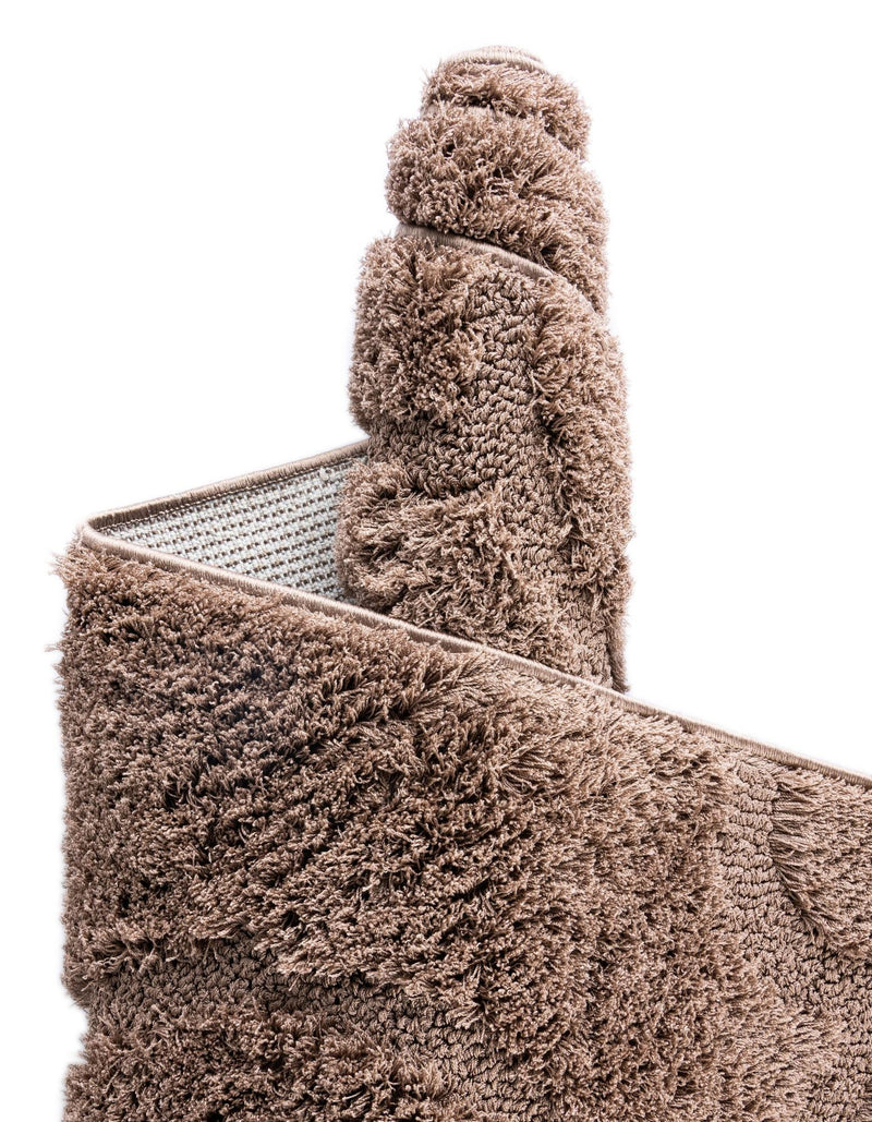 Botanical Bliss Shag Collection Area Rug - Blossomdale Rectangle Brown  lifestyle 114