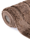 Botanical Bliss Shag Collection Area Rug - Blossomdale Rectangle Brown  lifestyle 122