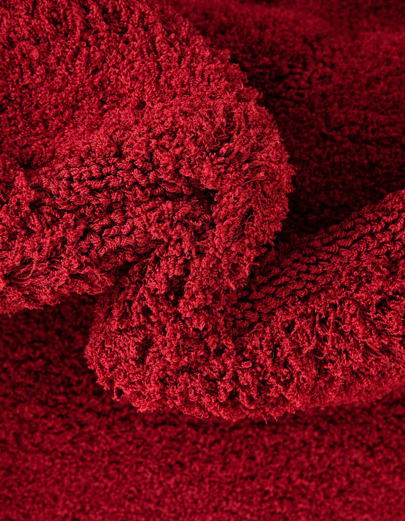 Botanical Bliss Shag Collection Area Rug - Blossomdale Rectangle Red  lifestyle 23