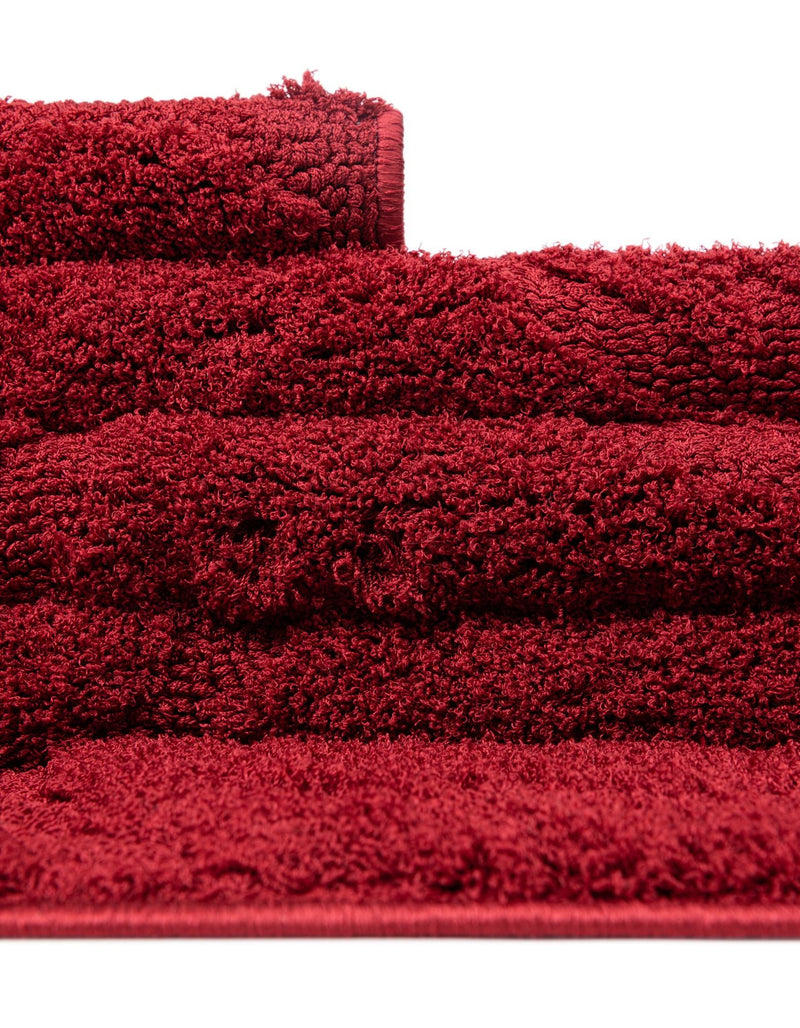Botanical Bliss Shag Collection Area Rug - Blossomdale Rectangle Red  lifestyle 41