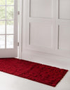 Botanical Bliss Shag Collection Area Rug - Blossomdale Runner Red  lifestyle 58