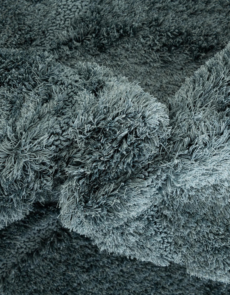 Botanical Bliss Shag Collection Area Rug - Blossomdale Rectangle Blue  lifestyle 79