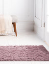 Botanical Bliss Shag Collection Area Rug - Blossomdale Runner Violet  lifestyle 187