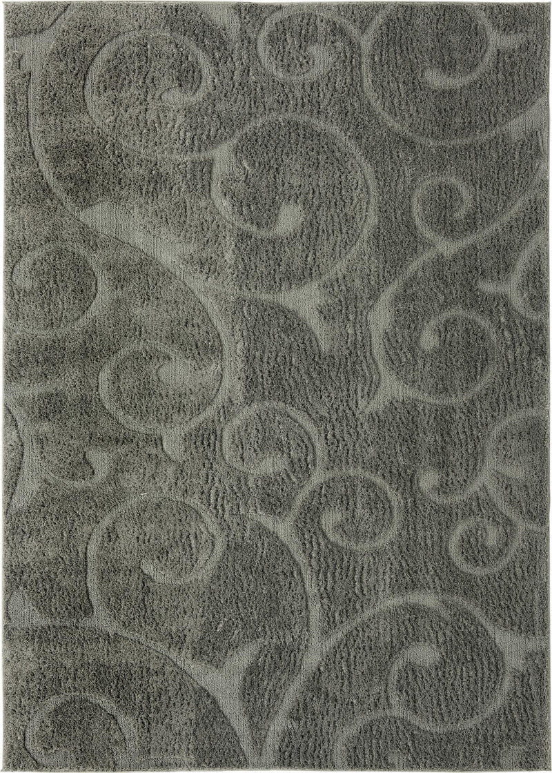 Botanical Bliss Shag Collection Area Rug - Blossomdale Rectangle Dark Gray  lifestyle 9