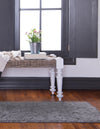Botanical Bliss Shag Collection Area Rug - Blossomdale Runner Dark Gray  lifestyle 188