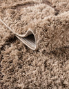 Botanical Bliss Shag Collection Area Rug - Blossomdale Rectangle Light Brown  lifestyle 71