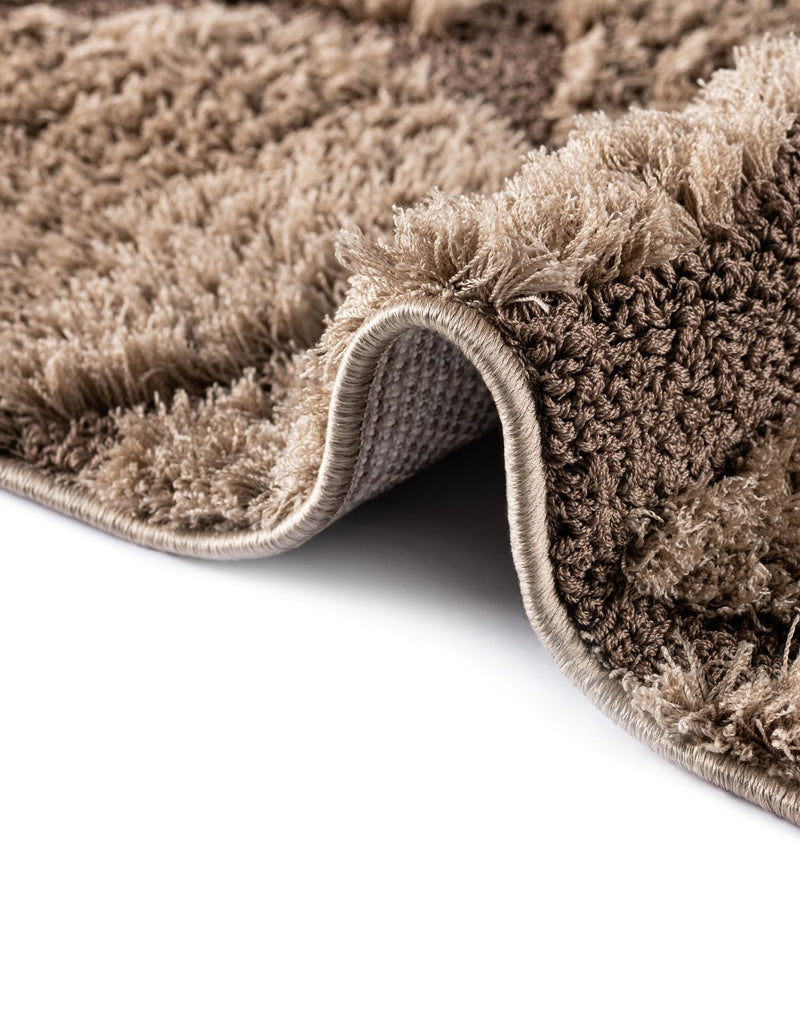 Botanical Bliss Shag Collection Area Rug - Blossomdale Rectangle Light Brown  lifestyle 112