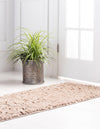 Botanical Bliss Shag Collection Area Rug - Blossomdale Runner Light Brown  lifestyle 189