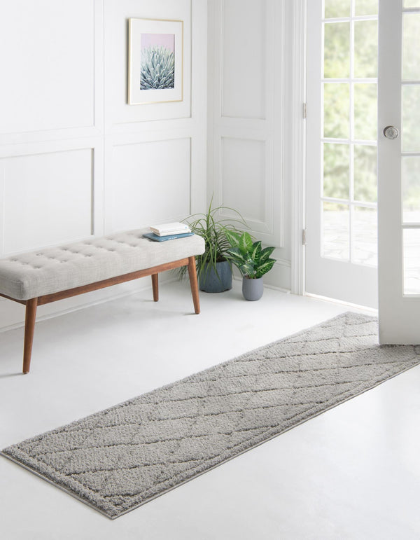 Trellis Haven Collection Area Rug - Havenwood Runner Gray  lifestyle 82