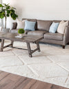 Trellis Haven Collection Area Rug - Havenwood Rectangle Ivory  lifestyle 9