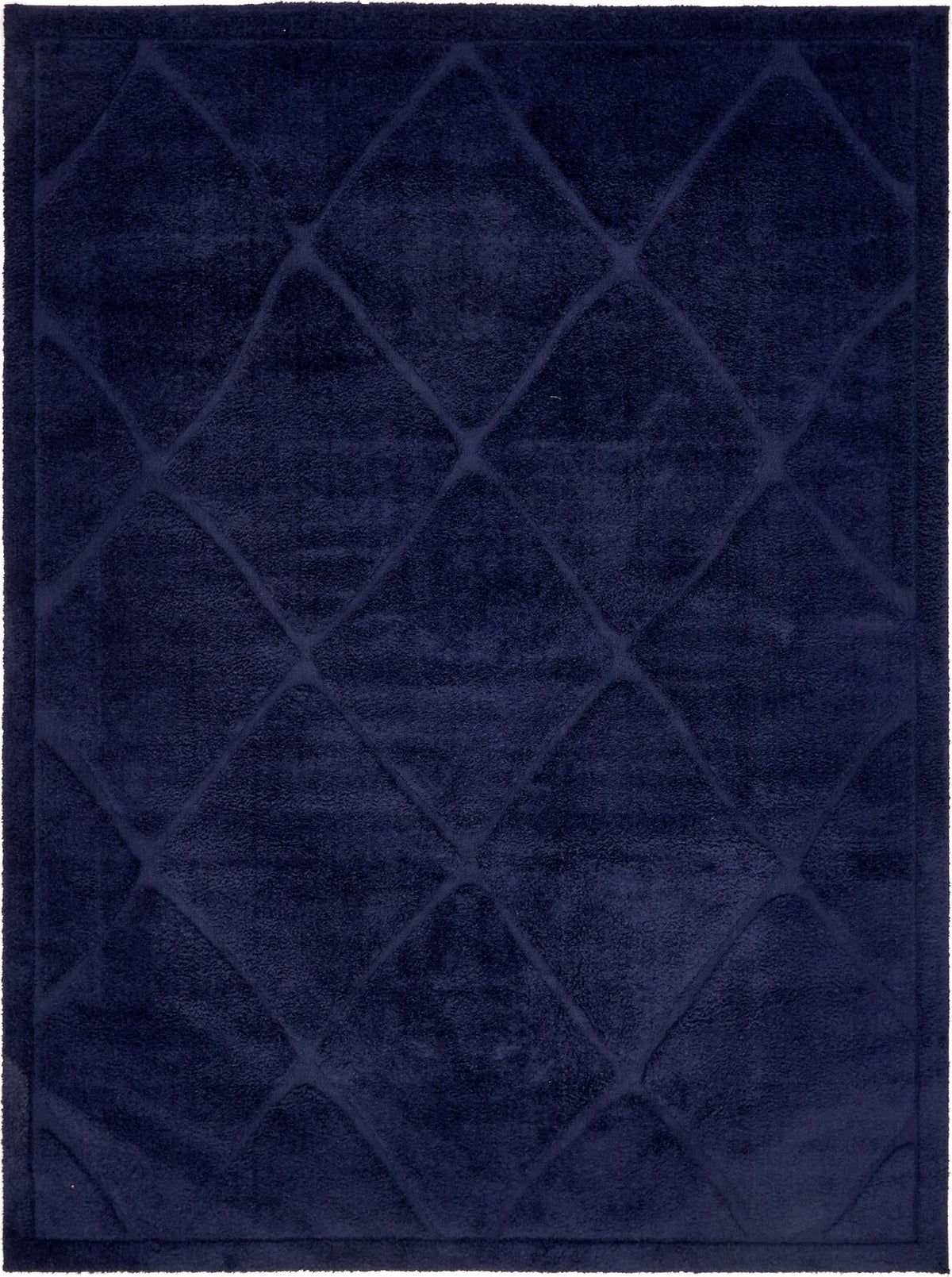 Trellis Haven Collection Area Rug - Havenwood Rectangle Navy Blue  lifestyle 6