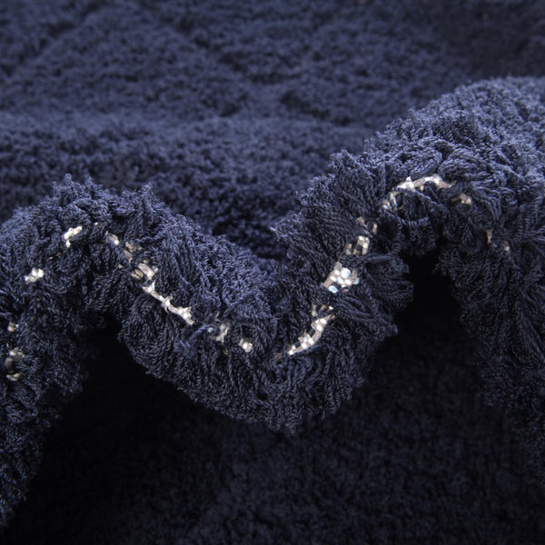 Trellis Haven Collection Area Rug - Havenwood Rectangle Navy Blue  lifestyle 35