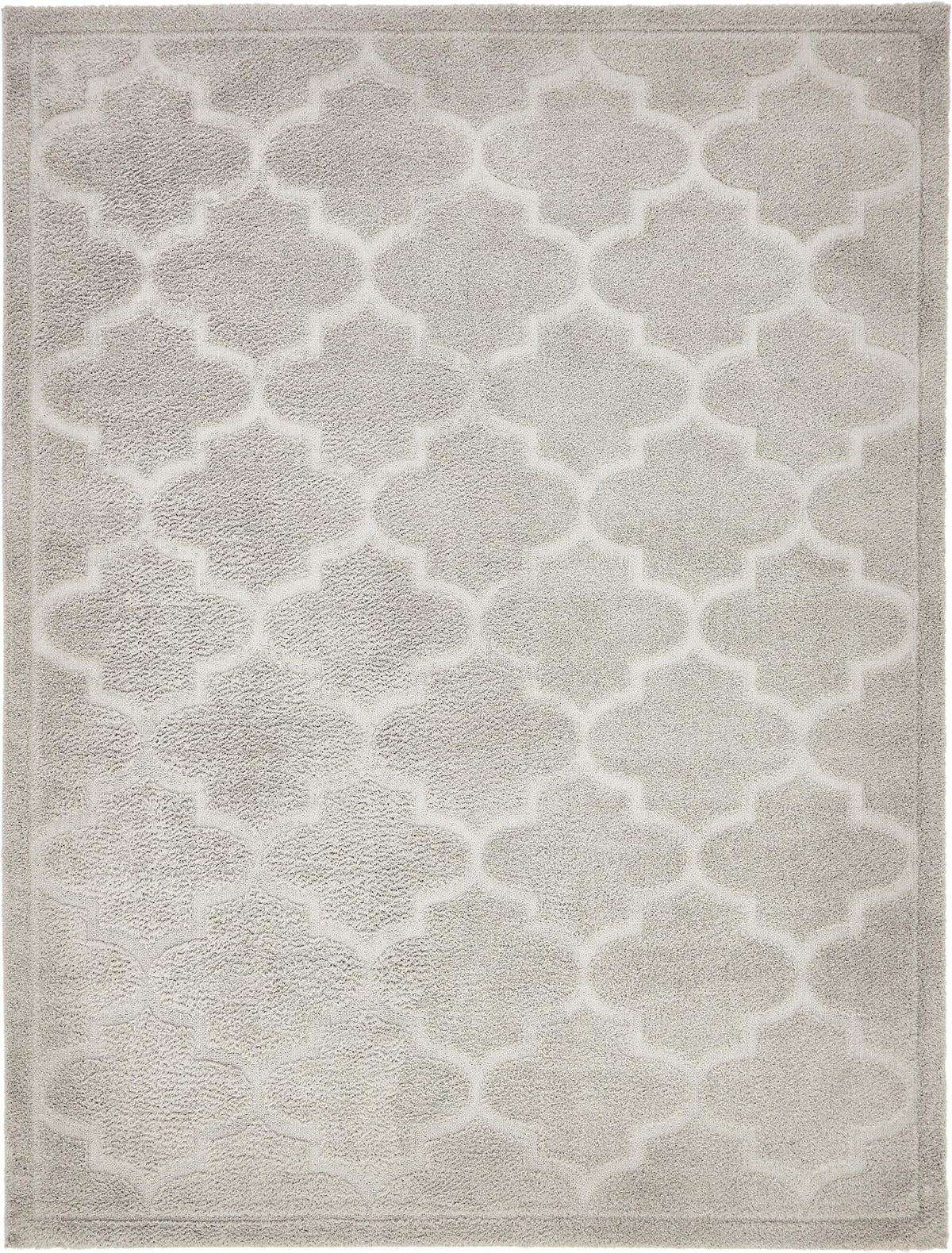 Trellis Haven Collection Area Rug -  Havencrest Rectangle Gray Main