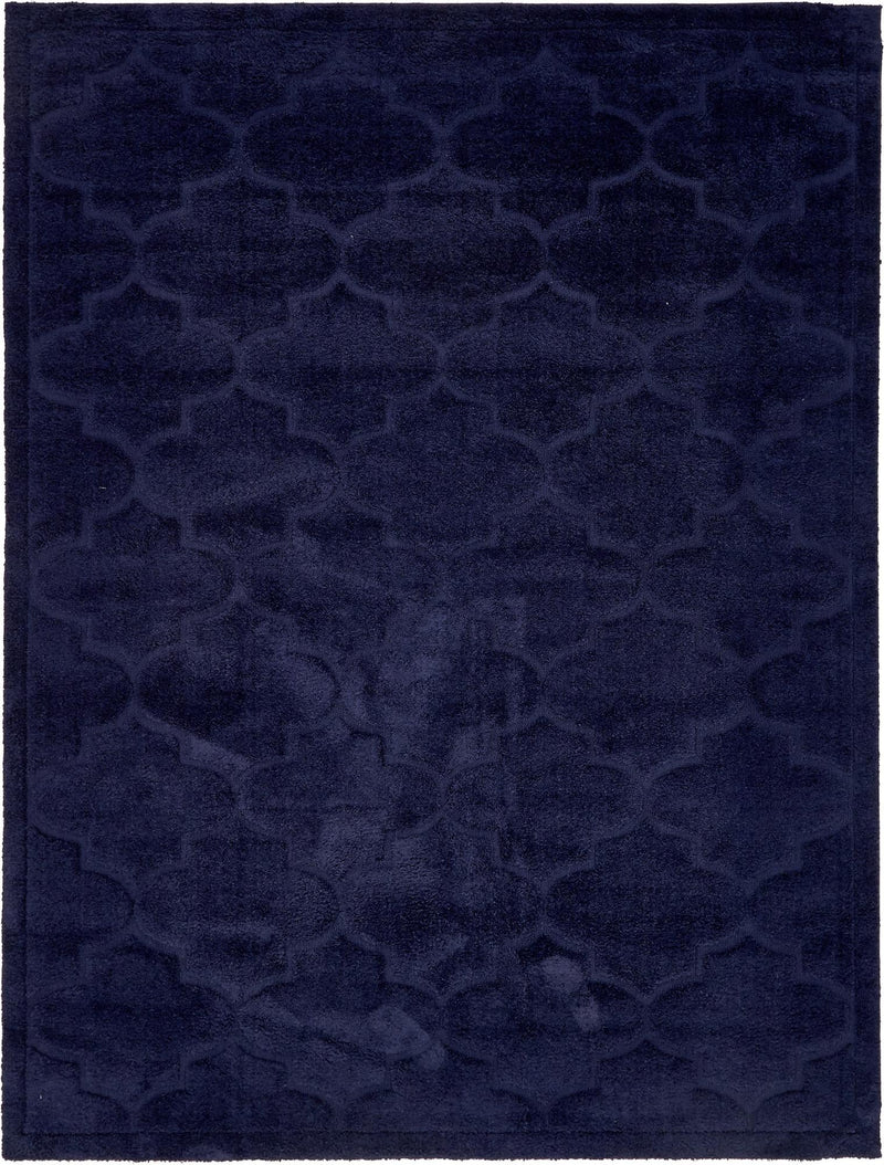 Trellis Haven Collection Area Rug -  Havencrest Rectangle Navy Blue  lifestyle 5
