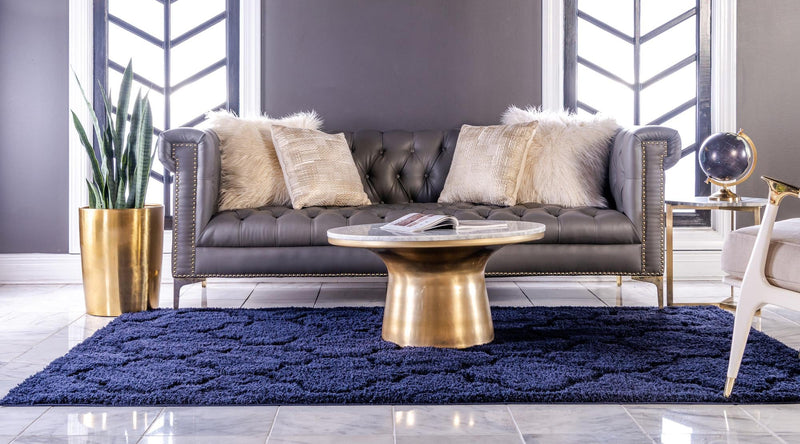 Trellis Haven Collection Area Rug -  Havencrest Rectangle Navy Blue  lifestyle 15