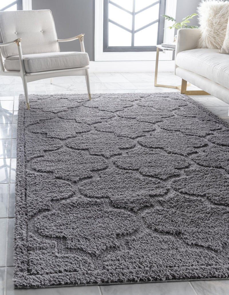 Trellis Haven Collection Area Rug -  Havencrest Rectangle Dark Gray  lifestyle 6