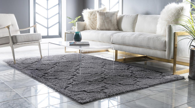 Trellis Haven Collection Area Rug -  Havencrest Rectangle Dark Gray  lifestyle 16