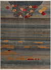 Zagros Oasis Collection Area Rug -  Qasr-e Shirin Rectangle Dark Blue Main