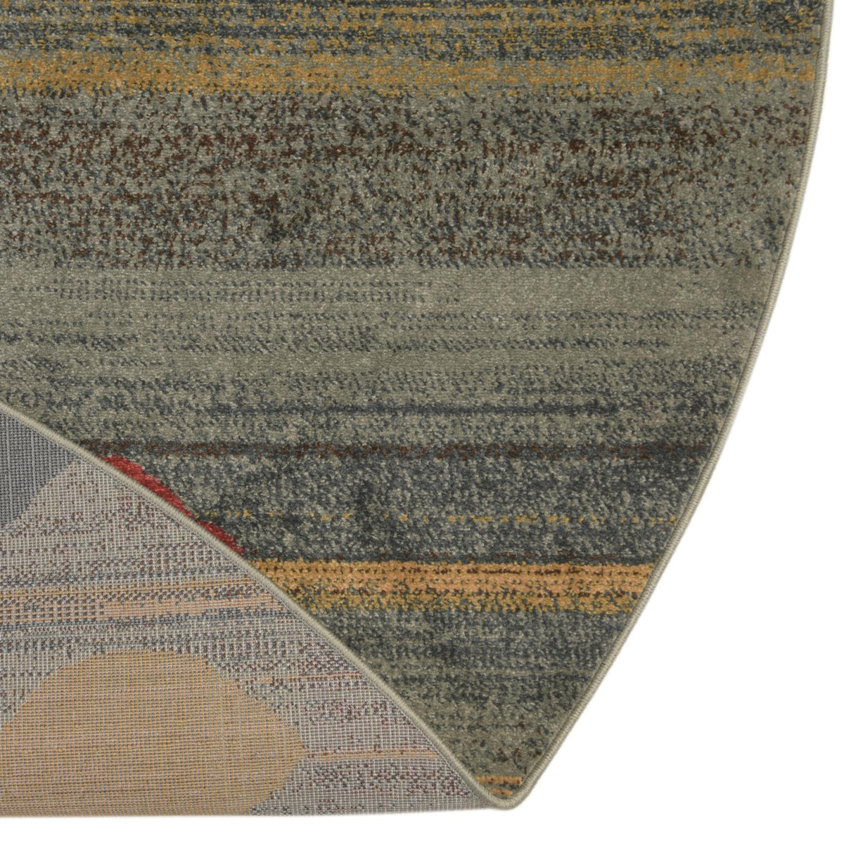 Zagros Oasis Collection Area Rug -  Qasr-e Shirin Round Dark Blue  lifestyle 21