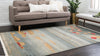 Zagros Oasis Collection Area Rug -  Qasr-e Shirin Rectangle Dark Blue  lifestyle 3