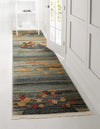 Zagros Oasis Collection Area Rug -  Qasr-e Shirin Runner Dark Blue  lifestyle 13