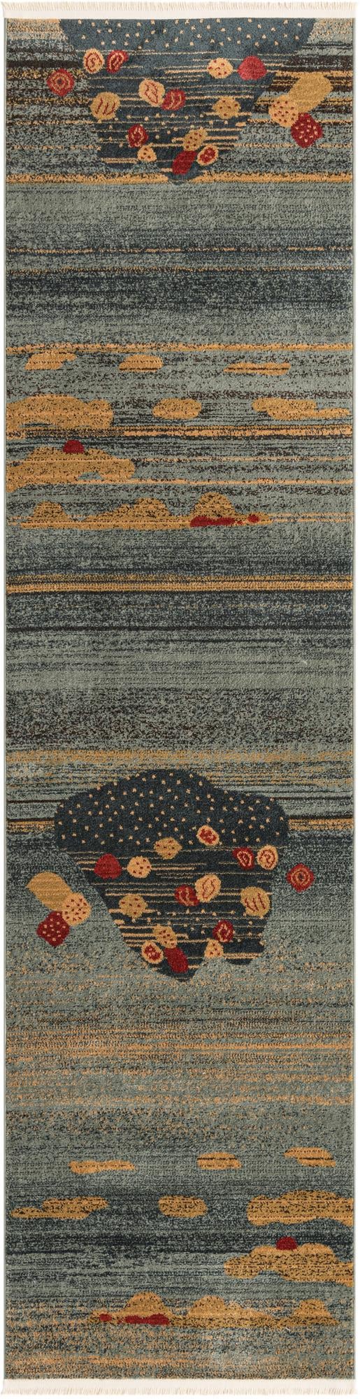 Zagros Oasis Collection Area Rug -  Qasr-e Shirin Runner Dark Blue  lifestyle 11