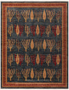 Zagros Oasis Collection Area Rug -  Ilam Rectangle Blue  lifestyle 2