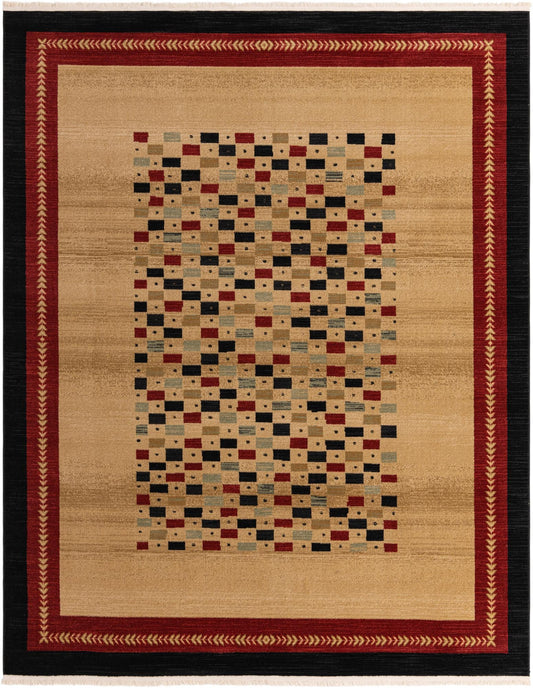 Zagros Oasis Collection Area Rug -  Marivan Rectangle Beige Main