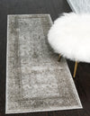 Horizon Collection Area Rug -  Apex (Light Gray) Runner Light Gray  lifestyle 25