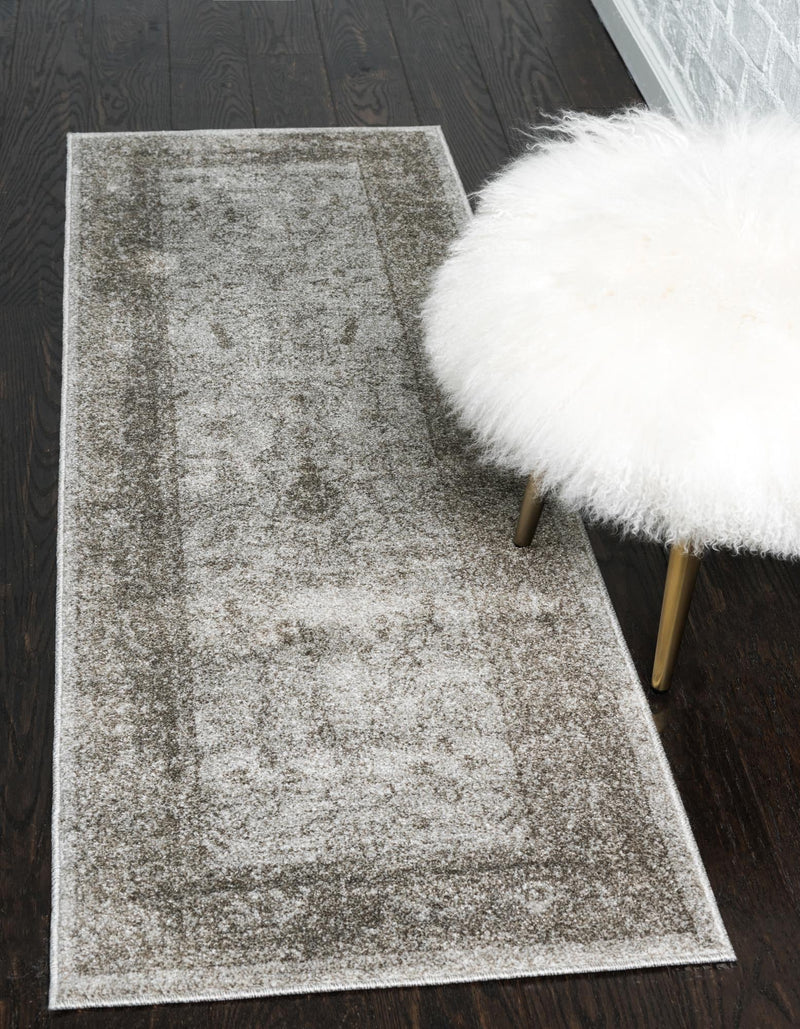Horizon Collection Area Rug -  Apex (Light Gray) Runner Light Gray  lifestyle 25