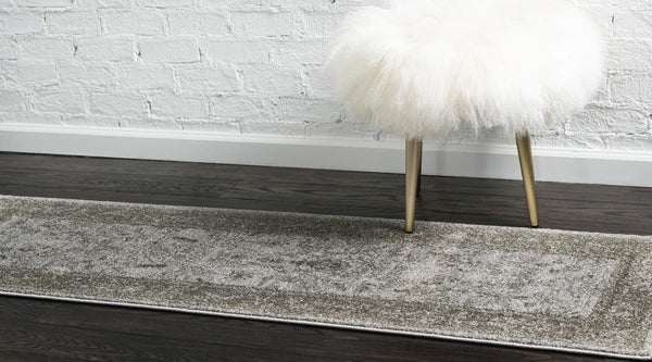 Horizon Collection Area Rug -  Apex (Light Gray) Runner Light Gray  lifestyle 29