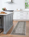 Horizon Collection Area Rug -  Apex (Light Gray) Runner Light Gray  lifestyle 41