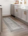 Horizon Collection Area Rug -  Apex (Light Gray) Runner Light Gray  lifestyle 49