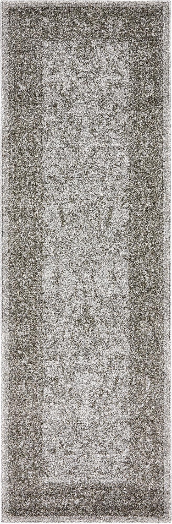Horizon Collection Area Rug -  Apex (Light Gray) Runner Light Gray  lifestyle 24