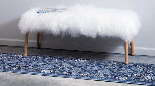 Horizon Collection Area Rug -  Aurora Runner Blue  lifestyle 31
