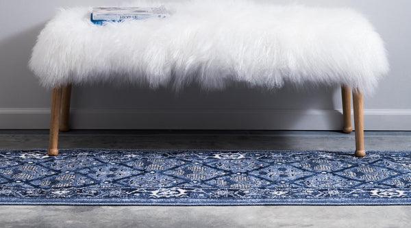 Horizon Collection Area Rug -  Aurora Runner Blue  lifestyle 35
