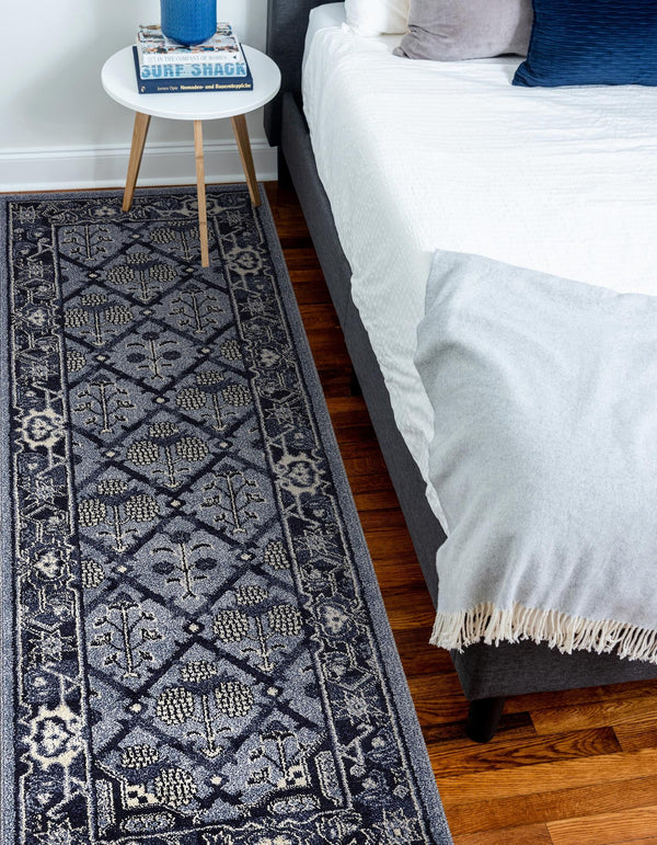 Horizon Collection Area Rug -  Aurora Runner Blue  lifestyle 67